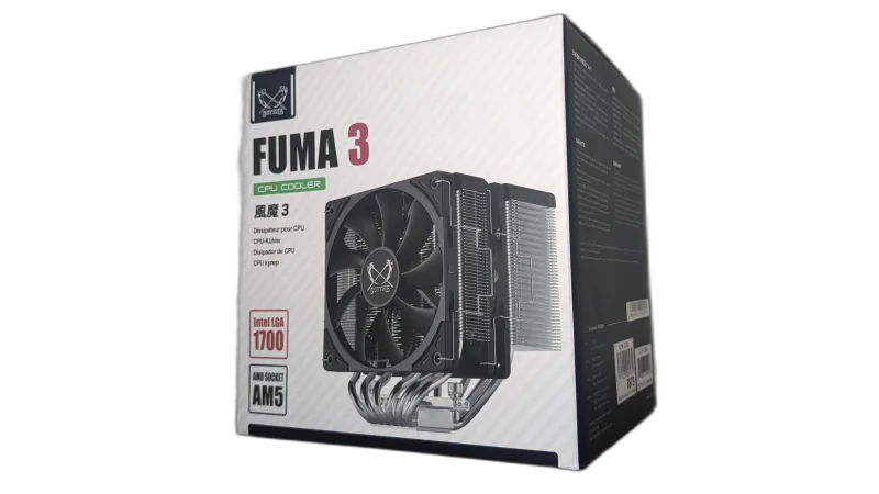 Scythe Fuma 3 — Dual Tower · 2x 120mm · 260W TDP · Compact