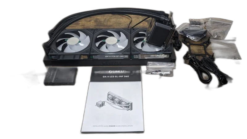 Lian Li Galahad II Trinity 360 — 360mm AIO · 3x 120mm · RGB · 350W TDP