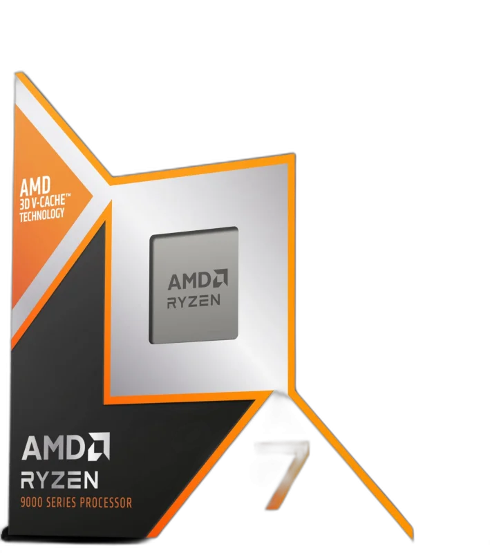 AMD Ryzen 7 9800X3D — 8C/16T · 5.2GHz · AM5 · 120W · 3D V-Cache