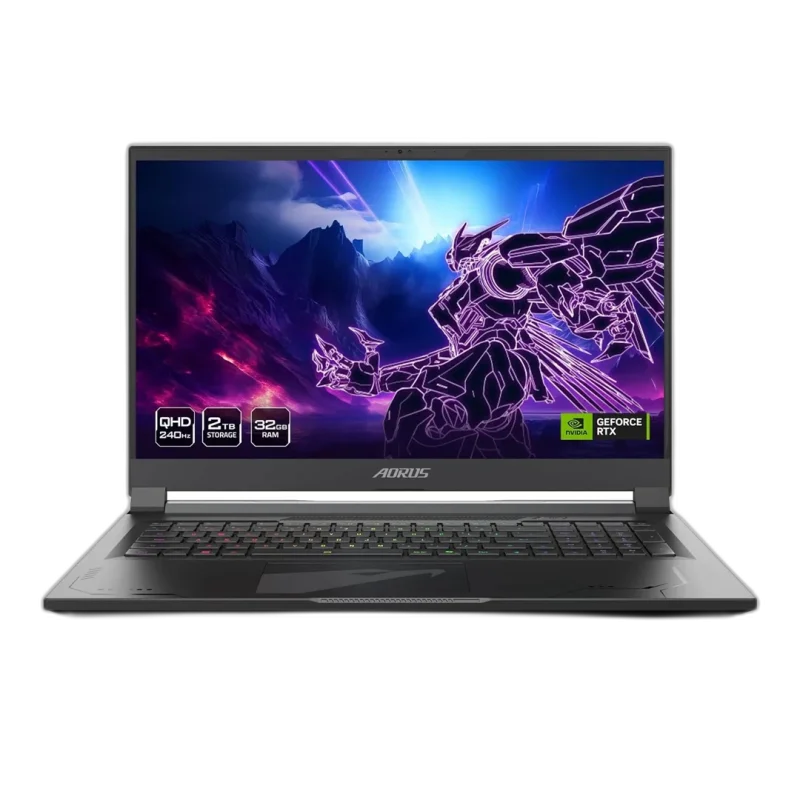 Gigabyte AORUS 17X — AZG — 17.3" QHD 240Hz · Core i9-14900HX · RTX 4090 · 32GB · 2TB