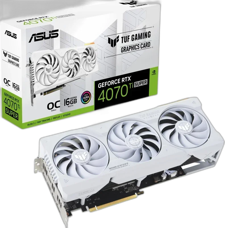 NVIDIA GeForce RTX 4070 Ti Super 16GB — 16GB GDDR6X · DLSS 3.5 · PCIe 4.0 · 285W
