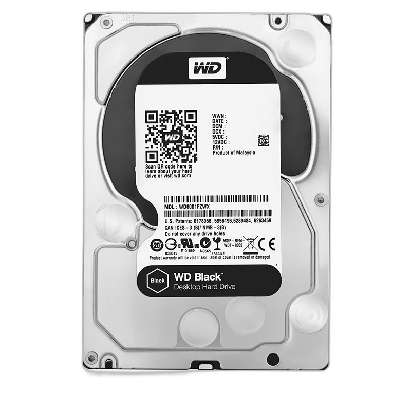 WD Black 4TB 3.5" HDD (7200 RPM) — 4TB · 7200 RPM · 256MB cache · Gaming