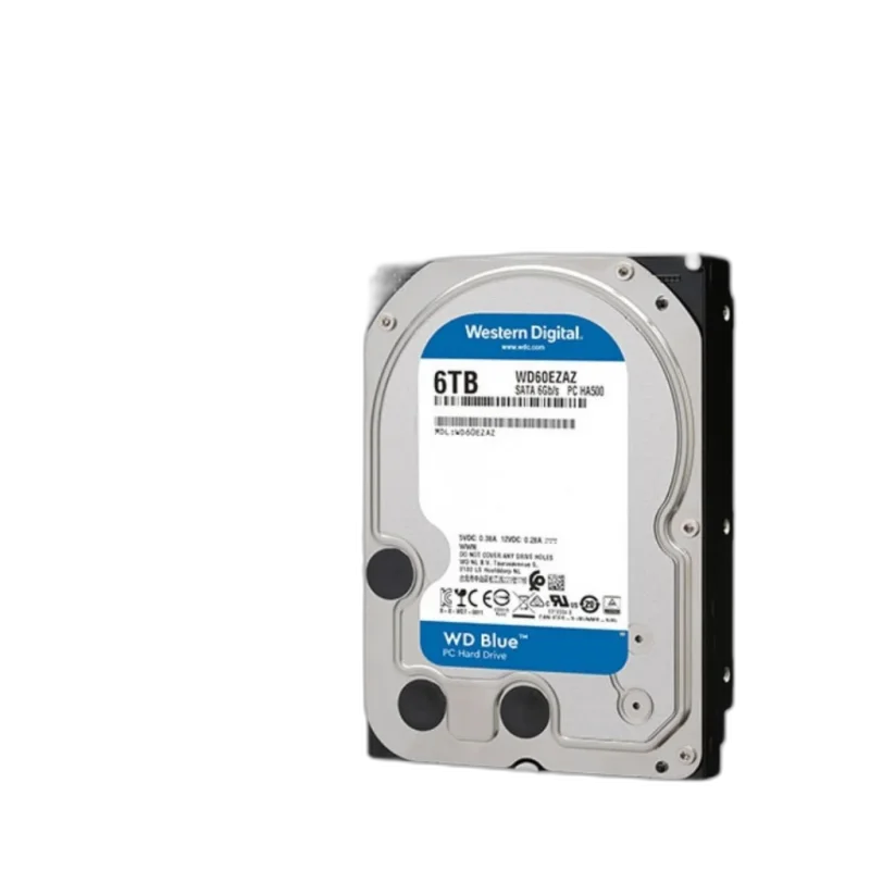 WD Blue 6TB 3.5" HDD (5400 RPM) — 6TB · 5400 RPM · 256MB cache · SATA III