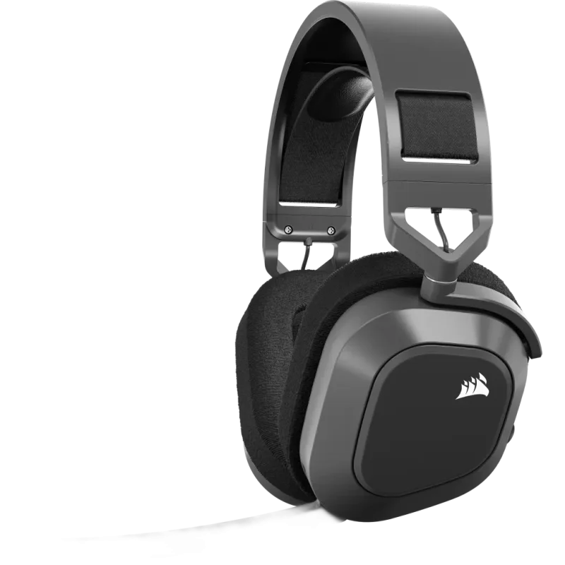 Corsair HS80 RGB Wireless — Dolby Atmos · 20h · Broadcast mic · Wireless