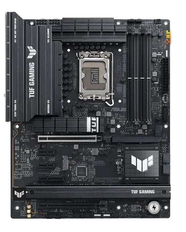 ASUS TUF Gaming Z890-Plus WiFi — LGA1851 · Z890 · DDR5 · ATX · WiFi 7 · PCIe 5.0