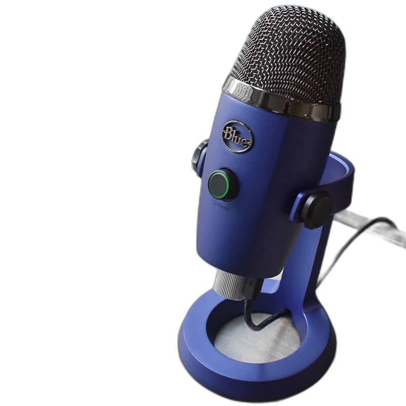 Blue Yeti X USB Microphone — Condenser · USB-C · 4 polar patterns · LED meter
