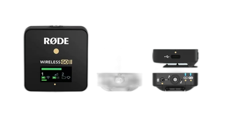 RØDE Wireless Go II Dual Channel — Wireless · Dual TX · 32-bit float · 200m range