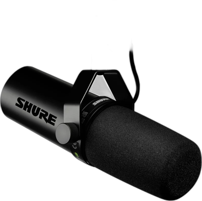 Shure SM7B Dynamic Vocal Microphone — Dynamic · XLR · Broadcast-standard · Cardioid