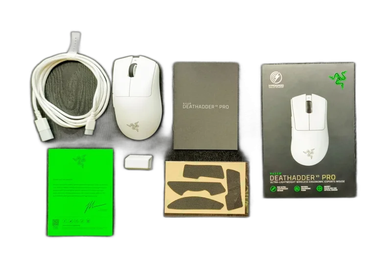 Razer DeathAdder V3 Pro — 63g · Focus Pro 30K · Optical · Wireless