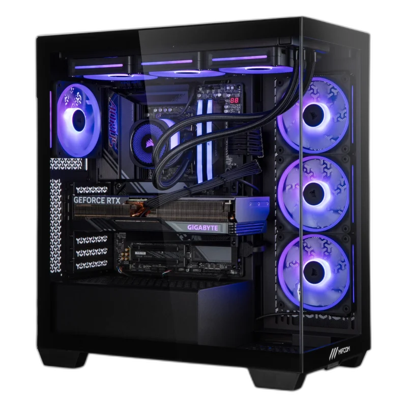 Gaming PC High-End - MSI, Ryzen 7 8700F, RTX 5070 Ti, 32GB DDR5 — Ryzen 7 8700F | MSI PRO B650-P WiFi | RTX 5070 Ti 16GB | 32GB DDR5 | 2TB NVMe SSD