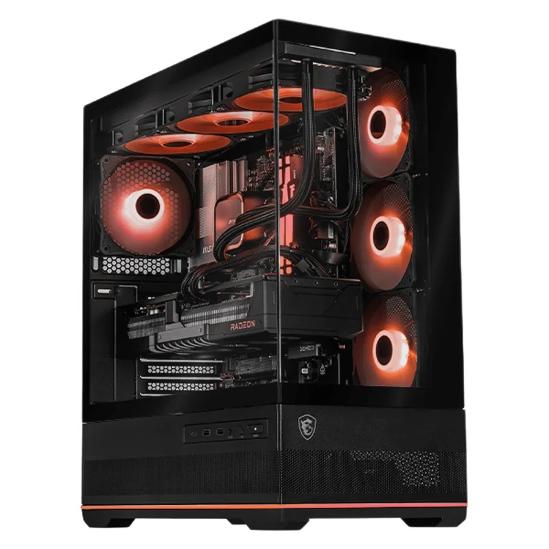 Gaming PC Pro 1440p - MSI, Ryzen 7 8700F, RX 9070 XT, 32GB DDR5 — Ryzen 7 8700F | MSI PRO B650-P WiFi | RX 9070 XT 16GB | 32GB DDR5 | 2TB NVMe SSD