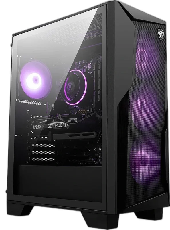 Gaming PC Value - MSI, Intel i5-14400F, RTX 4060, 16GB DDR4 — Intel i5-14400F | MSI PRO B760M-A WiFi DDR4 | RTX 4060 8GB | 16GB DDR4 | 500GB NVMe SSD