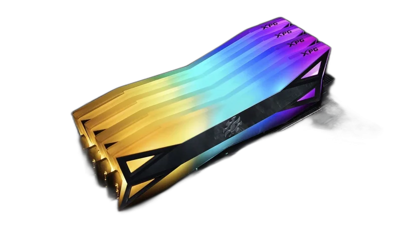 ADATA XPG D60G 32GB DDR4-3600 RGB — 32GB (2x16GB) · DDR4-3600 · CL18 · Dual RGB