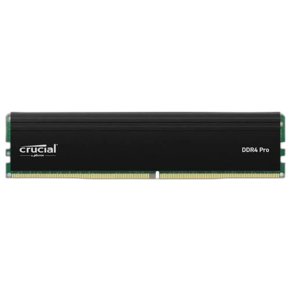 Crucial Pro 32GB DDR4-3200 — 32GB (2x16GB) · DDR4-3200 · CL22 · Universal