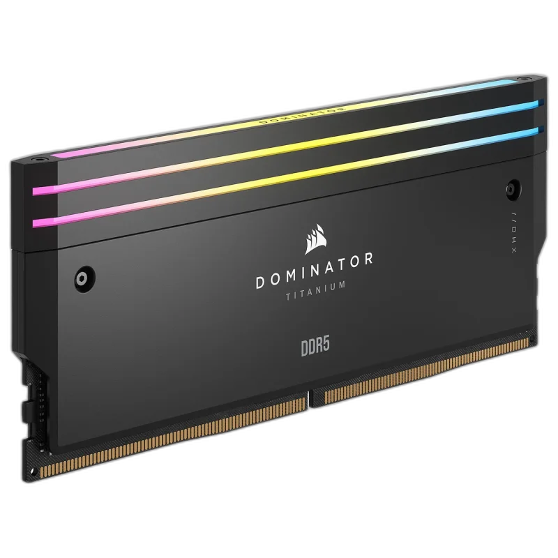 Corsair Dominator Titanium 64GB DDR5-6400 — 64GB (2x32GB) · DDR5-6400 · CL32 · RGB