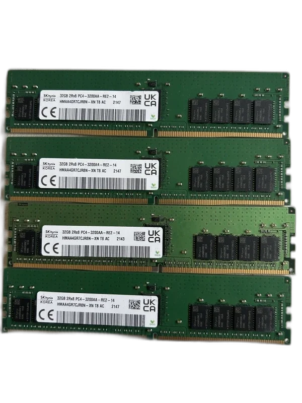 SK Hynix 32GB DDR4-3200 ECC RDIMM — 32GB · DDR4-3200 · ECC RDIMM · Server