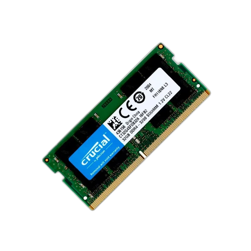 Micron 32GB DDR4-3200 ECC RDIMM — 32GB · DDR4-3200 · ECC RDIMM · Server