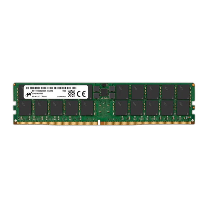 Micron 64GB DDR5-4800 ECC RDIMM — 64GB · DDR5-4800 · ECC RDIMM · Server
