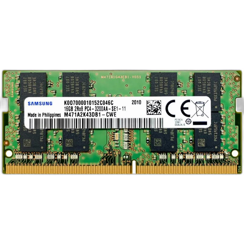 Samsung 16GB DDR4-3200 ECC UDIMM — 16GB · DDR4-3200 · ECC UDIMM · Workstation