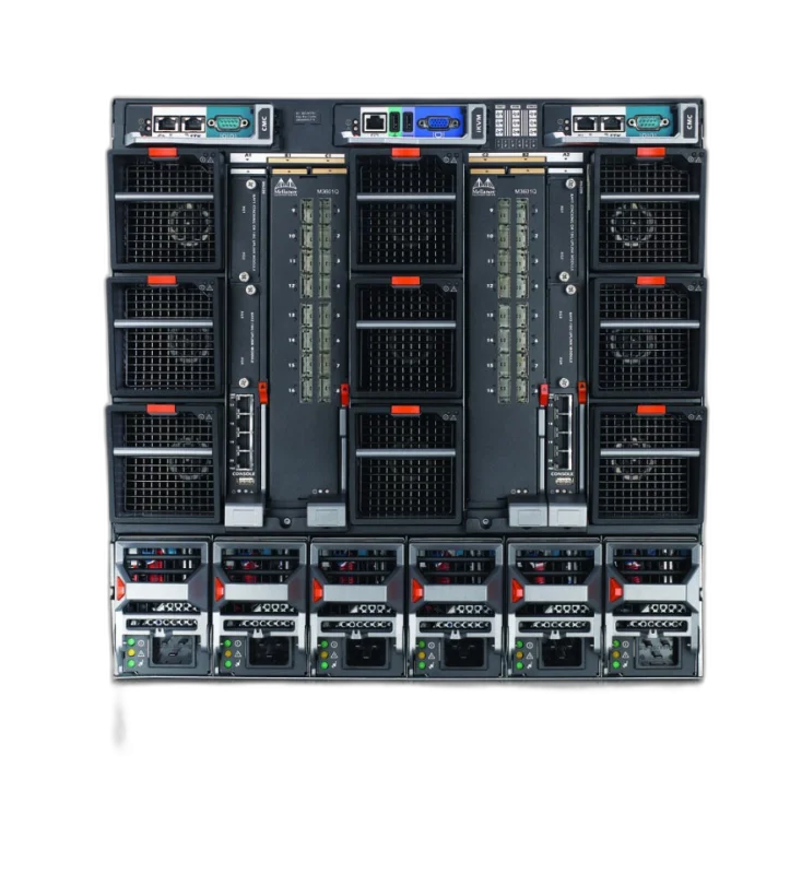 Dell PowerEdge M1000e Blade Chassis — 10U Blade Chassis · 16× Half-Height Slots · 6× PSU · Legacy M-Series