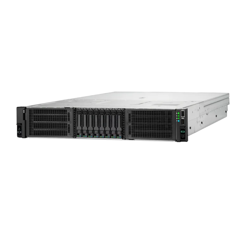 HPE ProLiant DL380a Gen11 GPU Server — 4U · 2× Xeon Gold 6430 · 512GB DDR5 · 4× L40S 48GB · 8× 3.84TB NVMe