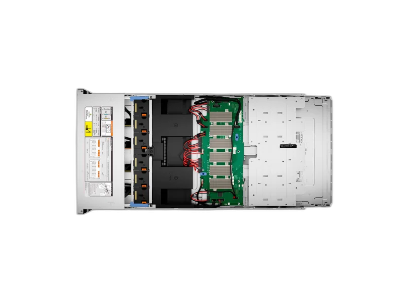 Dell PowerEdge XE9680 8-GPU AI Server — 6U · 2× Xeon Platinum 8480+ · 2TB DDR5 · 8× H100 80GB SXM5 · 8× 3.84TB NVMe