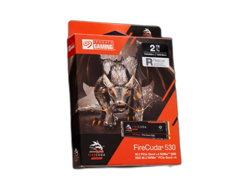 Seagate FireCuda 530 2TB — 2TB · PCIe 4.0 NVMe · 7300 MB/s