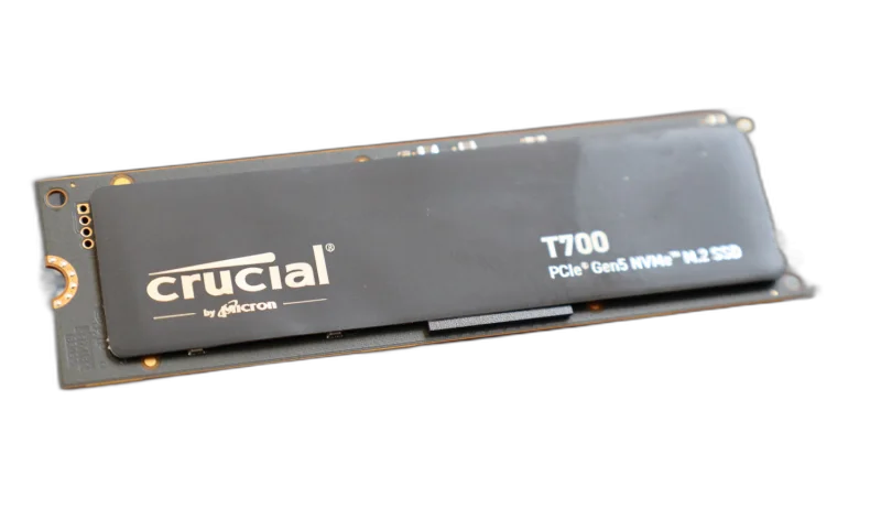 Crucial T700 2TB PCIe 5.0 NVMe SSD — 2TB · PCIe 5.0 NVMe · 12400 MB/s